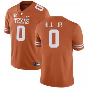 Men Anthony Hill Jr. Texas Orange Texas Longhorns #0 SEC Conference High School Jersey 260151-712