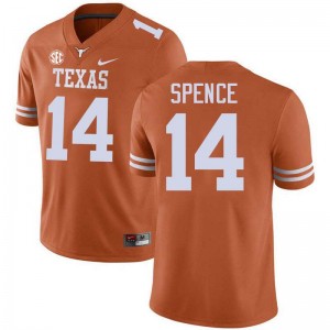 Men's Brad Spence Texas Orange Texas Longhorns #14 Football Limited Jersey 614708-217