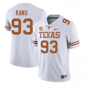 Men's Hero Kanu White Texas Longhorns #93 Football Official Jersey 856793-715