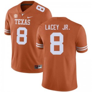 Men's Karle Lacey Jr. Texas Orange Texas Longhorns #8 Football 2025-26 Jersey 673743-815