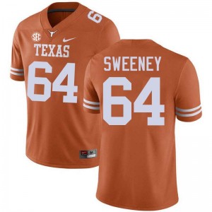 Mens Robert Sweeney Texas Orange Texas Longhorns #64 Football Alumni Jersey 964218-239