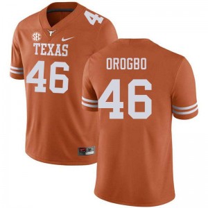 Men Smith Orogbo Texas Orange Texas Longhorns #46 Football NCAA Jersey 538148-674