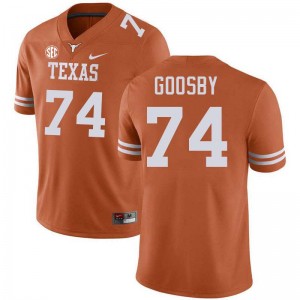 Men's Trevor Goosby Texas Orange Texas Longhorns #74 Football Alumni Jersey 183445-545