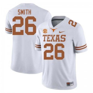 Men Ty'Anthony Smith White Texas Longhorns #26 Football Alumni Jersey 897701-453