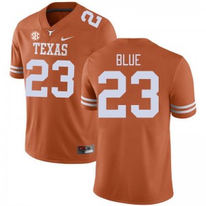 Men Jaydon Blue Texas Orange Texas Longhorns #23 SEC Conference High School Jersey 435446-320