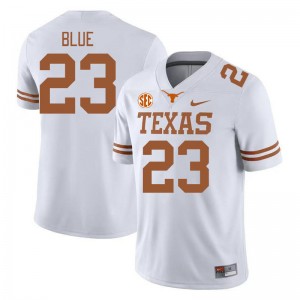 Men's Jaydon Blue White Texas Longhorns #23 SEC Conference Stitched Jersey 751549-202