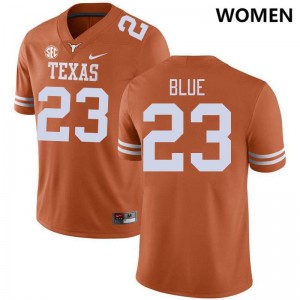 Women Jaydon Blue Texas Orange Texas Longhorns #23 SEC Conference Alumni Jersey 161629-676