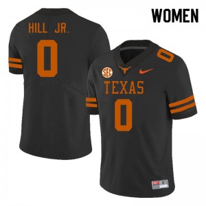 Womens Anthony Hill Jr. Black Texas Longhorns #0 SEC Conference Player Jersey 209809-144