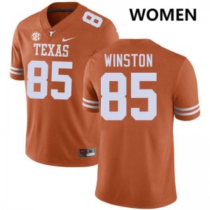 Womens Emaree Winston Texas Orange Texas Longhorns #85 Football Alumni Jersey 919771-443