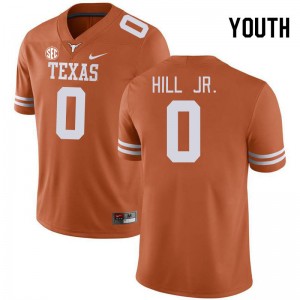 Youth Anthony Hill Jr. Texas Orange Texas Longhorns #0 SEC Conference 2025-26 Jersey 518886-332