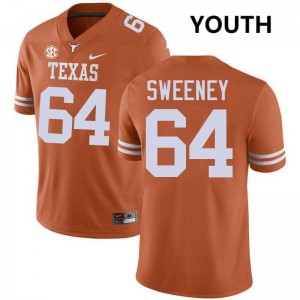 Youth Robert Sweeney Texas Orange Texas Longhorns #64 Football Alumni Jersey 696359-970