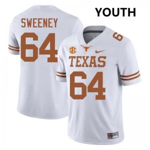 Youth Robert Sweeney White Texas Longhorns #64 Football Alumni Jersey 847860-989
