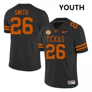 Youth Ty'Anthony Smith Black Texas Longhorns #26 Football Replica Jersey 249053-445