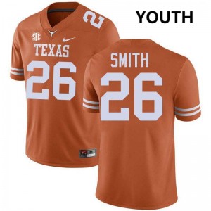Youth Ty'Anthony Smith Texas Orange Texas Longhorns #26 Football Alumni Jersey 153875-373